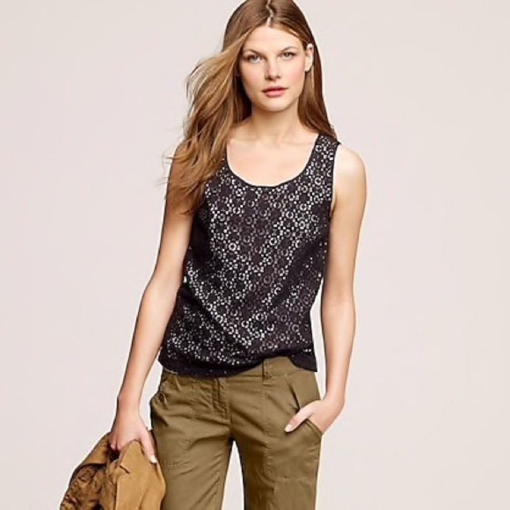 J.Crew Leslie Lace Tank